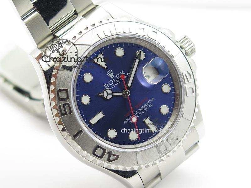 Yacht-Master BP Maker 16622 Blue Dial On SS Bracelet A3135