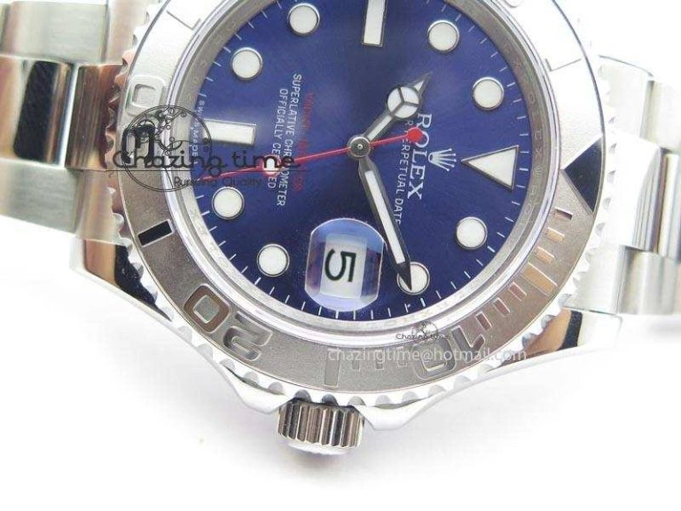 Yacht-Master BP Maker 16622 Blue Dial On SS Bracelet A3135