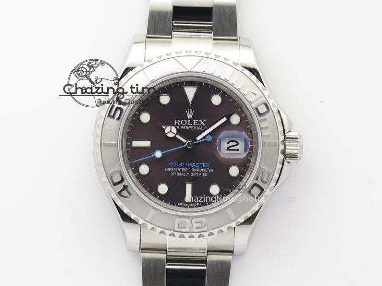 Yacht-Master BP Maker 16622 Grey Dial On SS Bracelet A3135