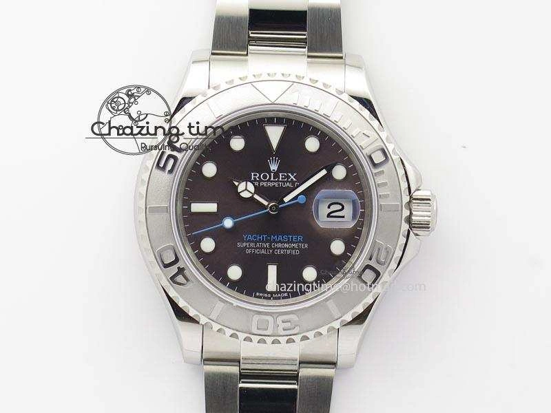 Yacht-Master BP Maker 16622 Grey Dial On SS Bracelet A3135