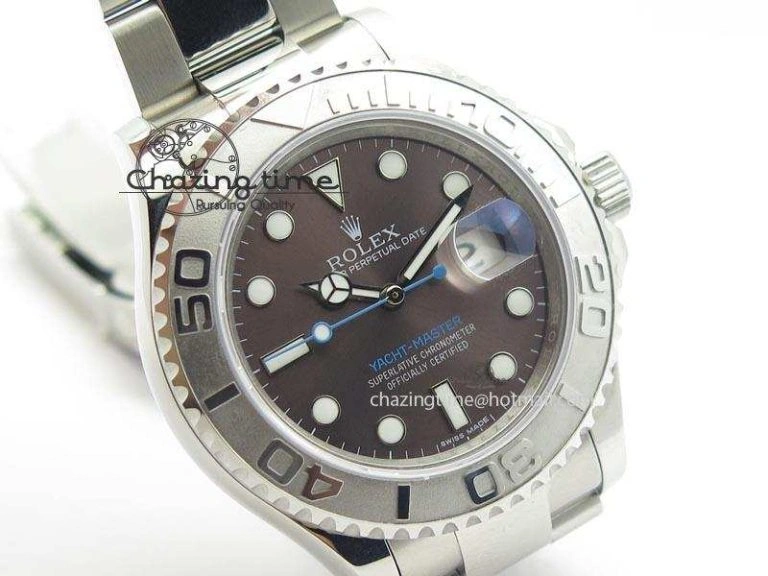 Yacht-Master BP Maker 16622 Grey Dial On SS Bracelet A3135
