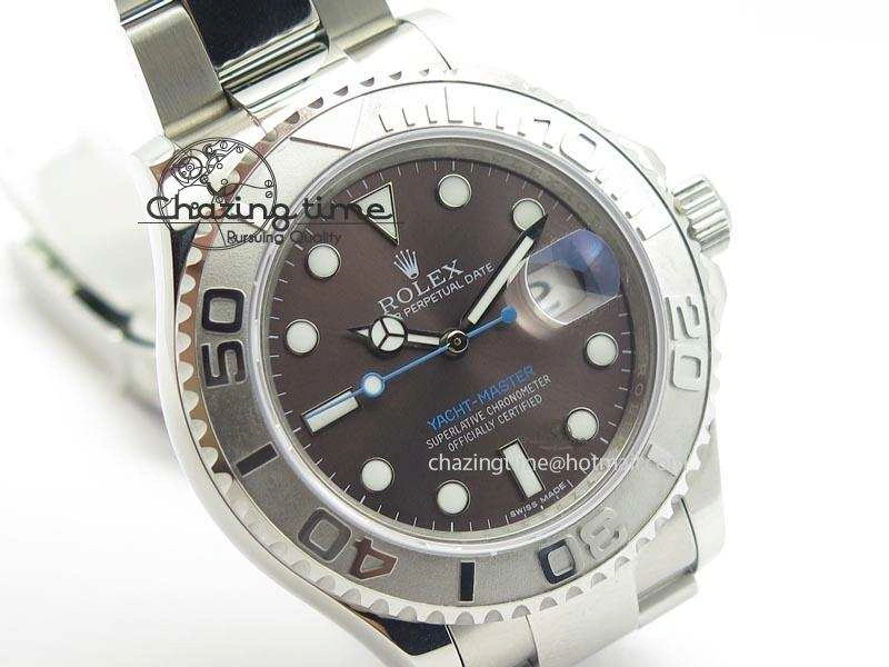 Yacht-Master BP Maker 16622 Grey Dial On SS Bracelet A3135