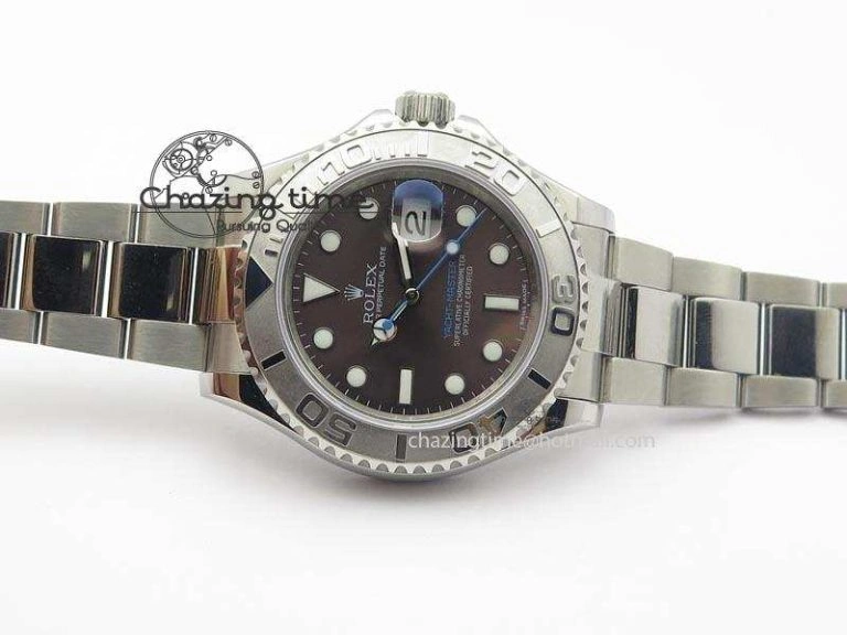 Yacht-Master BP Maker 16622 Grey Dial On SS Bracelet A3135
