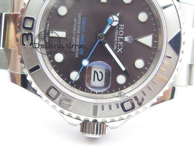 Yacht-Master BP Maker 16622 Grey Dial On SS Bracelet A3135