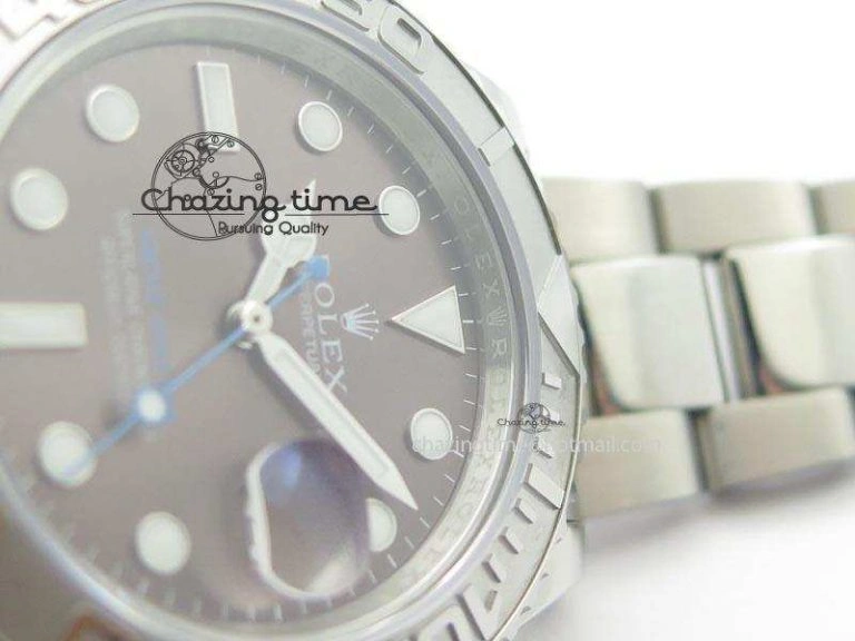 Yacht-Master BP Maker 16622 Grey Dial On SS Bracelet A3135