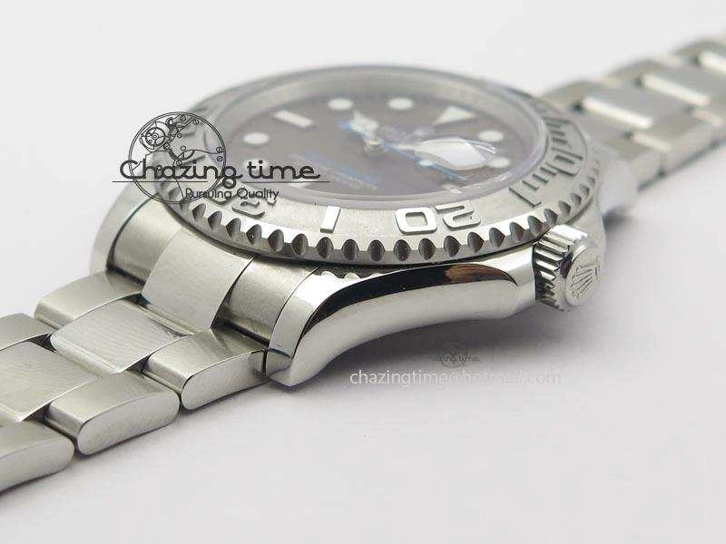 Yacht-Master BP Maker 16622 Grey Dial On SS Bracelet A3135