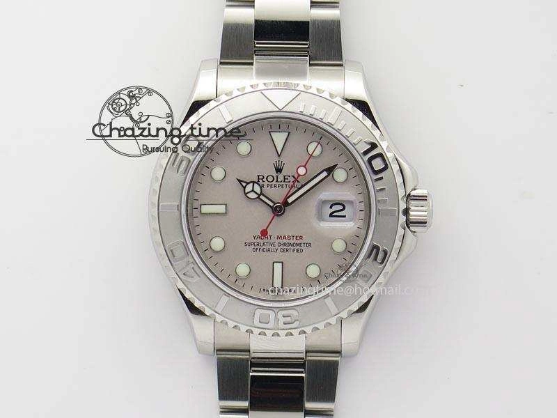 Yacht-Master BP Maker 16622 Silver Dial On SS Bracelet A3135