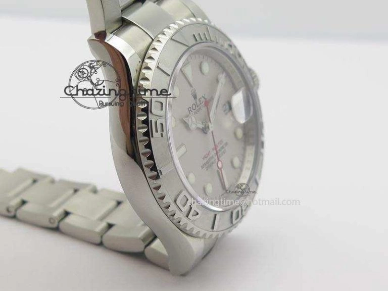 Yacht-Master BP Maker 16622 Silver Dial On SS Bracelet A3135
