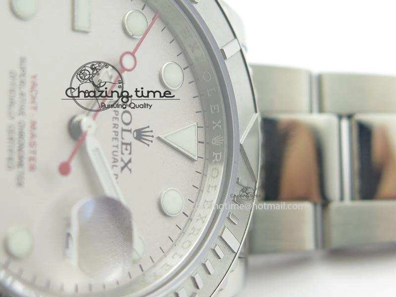 Yacht-Master BP Maker 16622 Silver Dial On SS Bracelet A3135