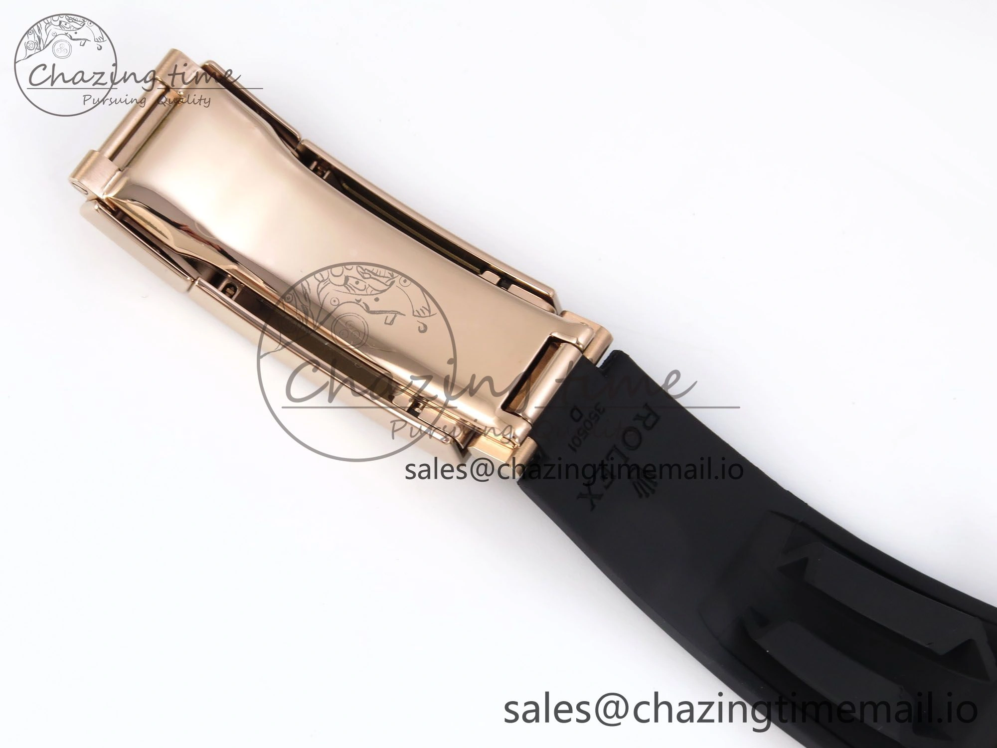 Yacht-Master RG 126655 QF+ 1:1 Best Edition Black Dial on Oysterflex Strap VR3235