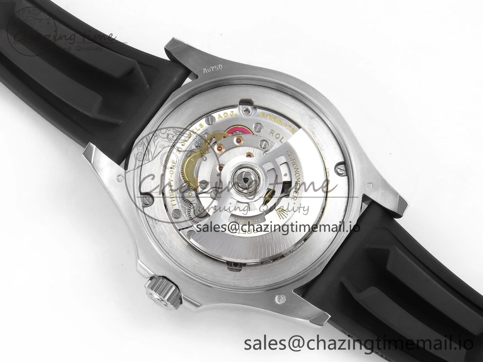 Yacht-Master SS 226659 QF+ 1:1 Best Edition Black Dial on Oysterflex Strap VR3235