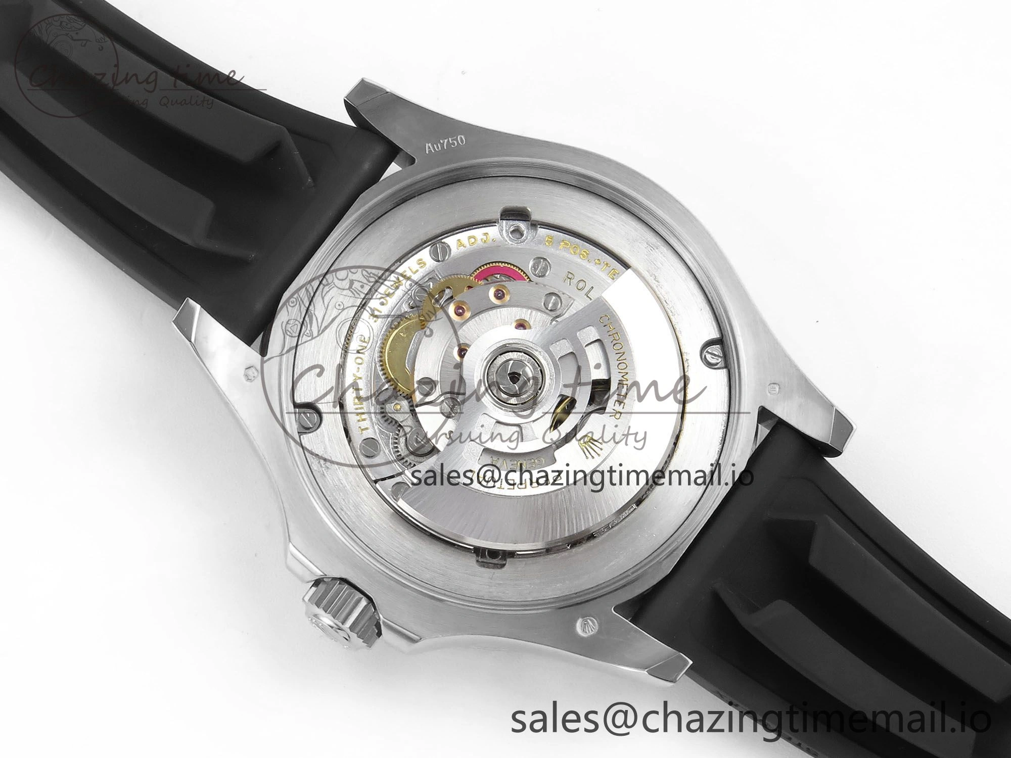Yacht-Master SS 226659 QF+ 1:1 Best Edition Black Dial on Oysterflex Strap VR3235