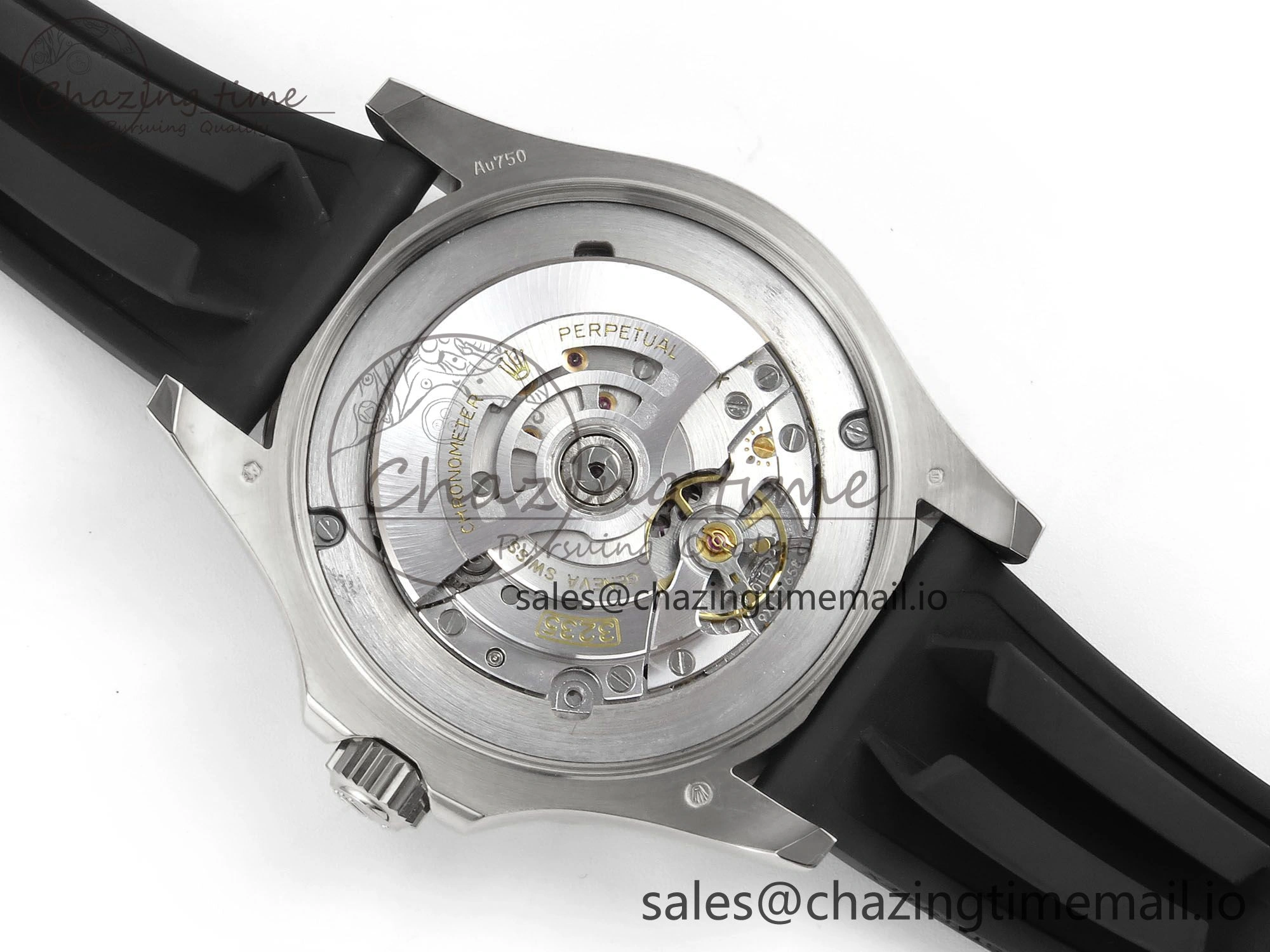 Yacht-Master SS 226659 QF+ 1:1 Best Edition Black Dial on Oysterflex Strap VR3235