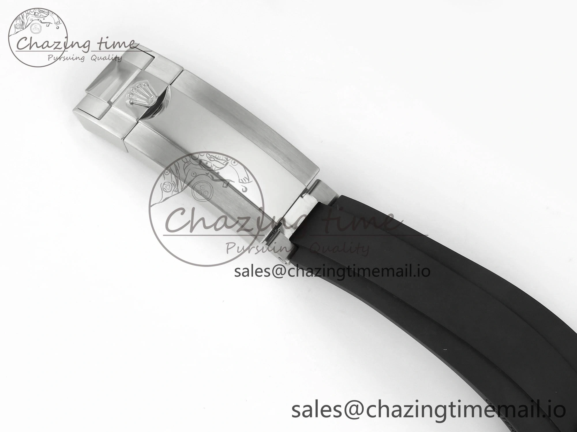 Yacht-Master SS 226659 QF+ 1:1 Best Edition Black Dial on Oysterflex Strap VR3235