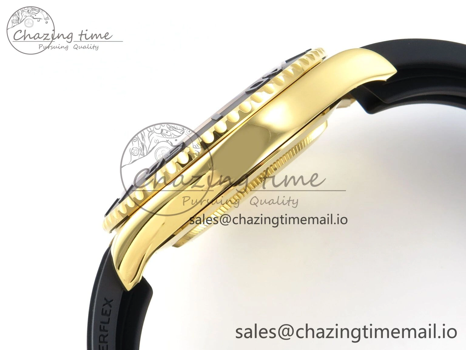 Yacht-Master YG 226658 QF+ 1:1 Best Edition Black Dial on Oysterflex Strap VR3235