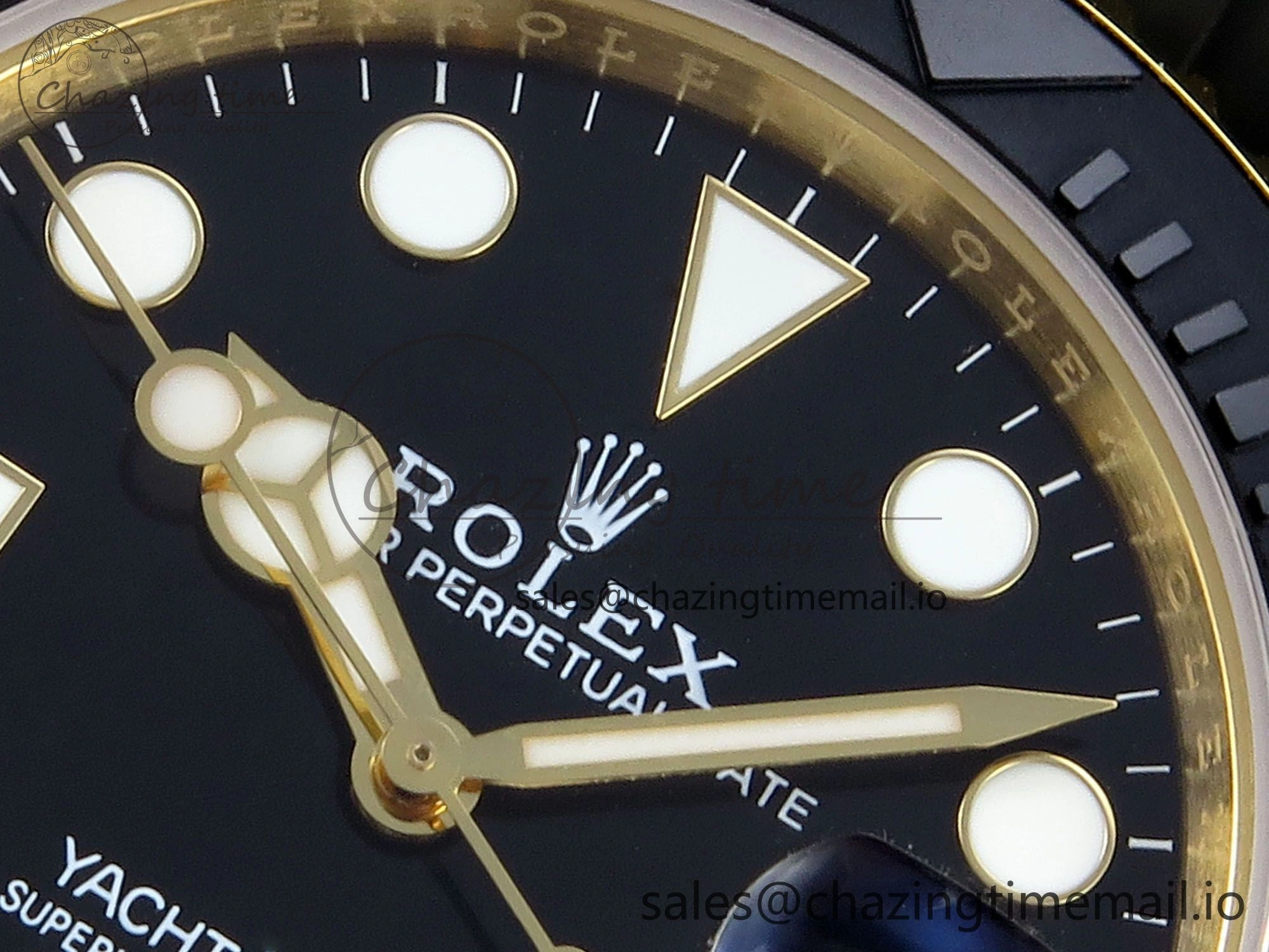 Yacht-Master YG 226658 QF+ 1:1 Best Edition Black Dial on Oysterflex Strap VR3235