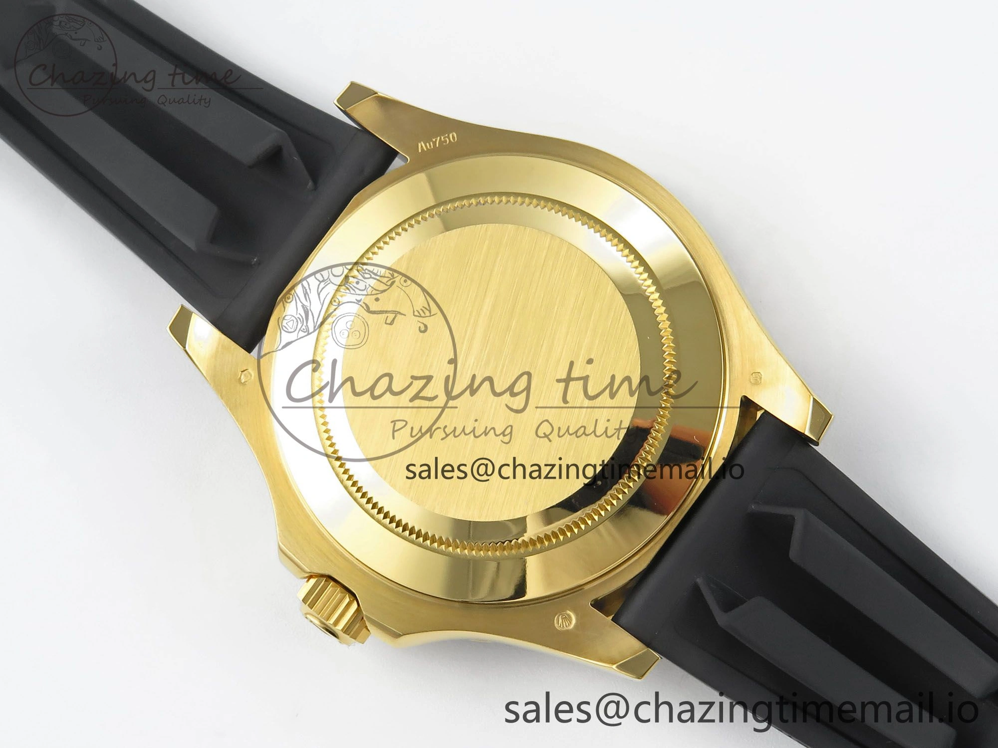 Yacht-Master YG 226658 QF+ 1:1 Best Edition Black Dial on Oysterflex Strap VR3235