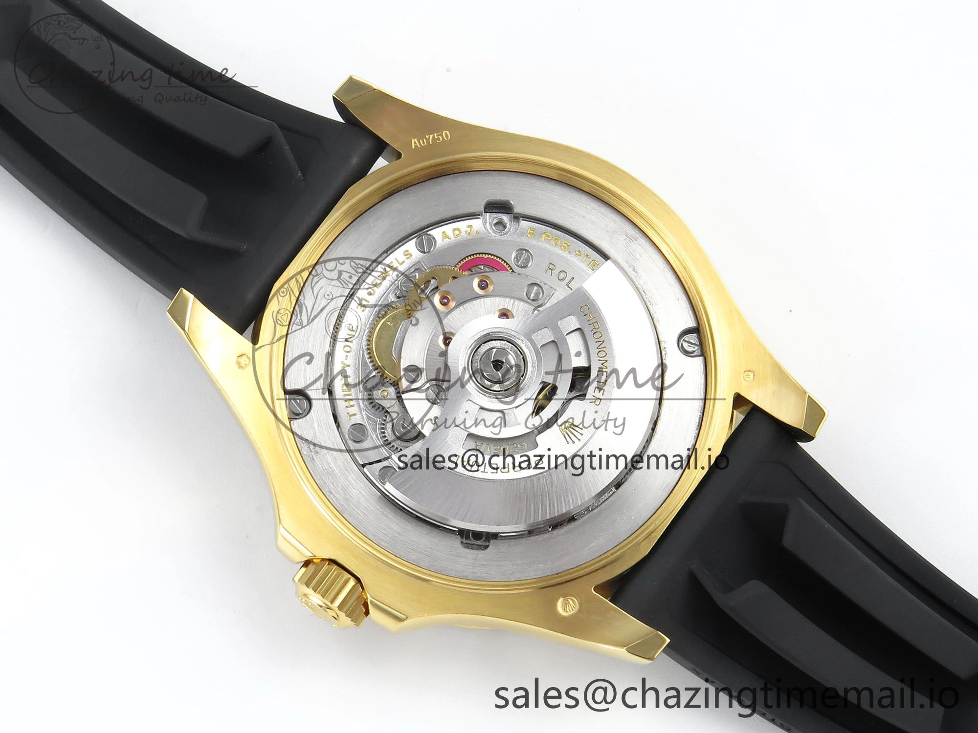 Yacht-Master YG 226658 QF+ 1:1 Best Edition Black Dial on Oysterflex Strap VR3235