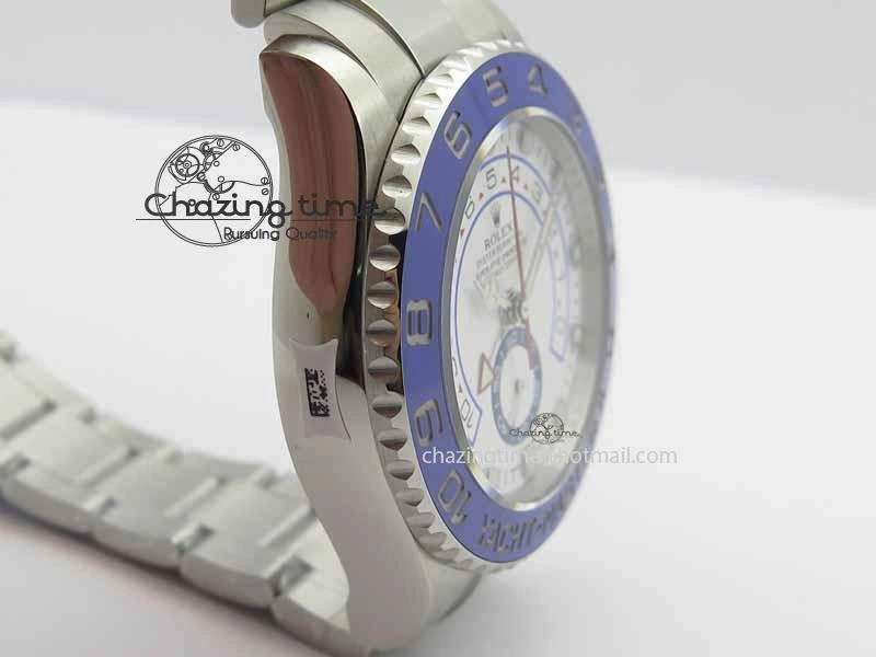 YachtMaster II 116680 SS Blue Ceramic JF 1:1 Best Edition On SS Bracelet A7750 V2