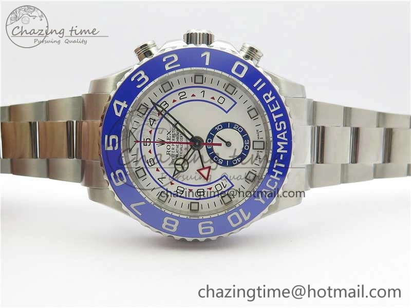 YachtMaster II 116680 SS Blue Ceramic VRF 1:1 Best Edition on SS Bracelet A7750