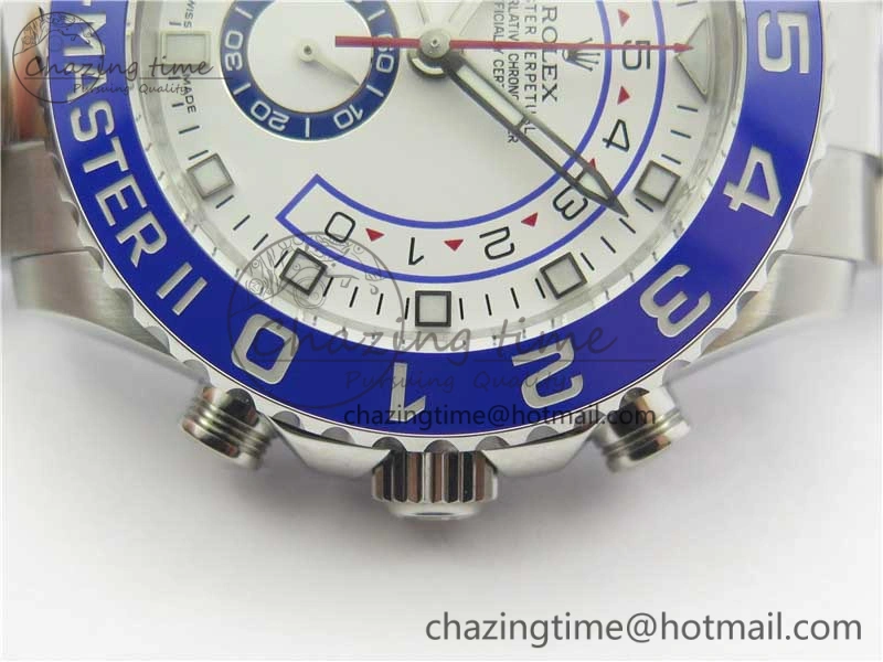YachtMaster II 116680 SS Blue Ceramic VRF 1:1 Best Edition on SS Bracelet A7750