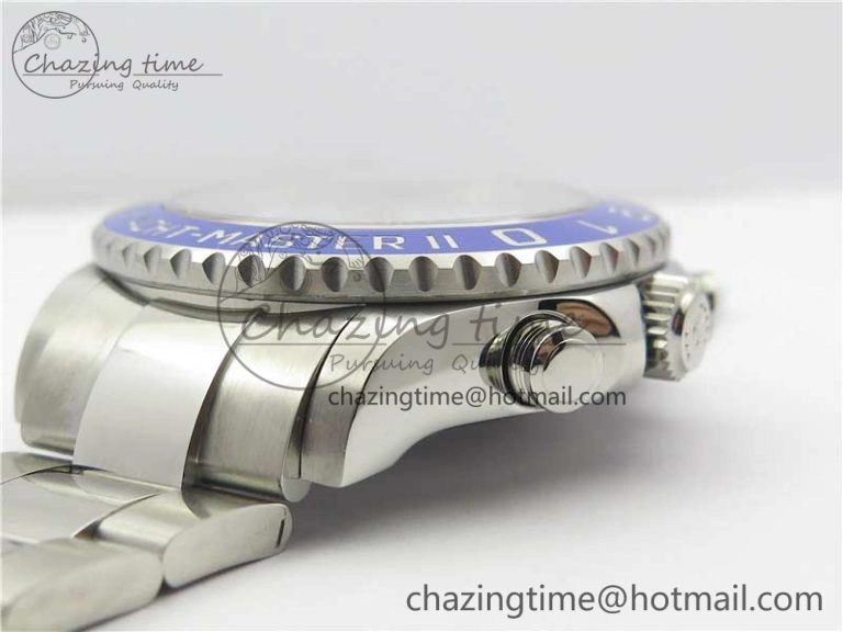 YachtMaster II 116680 SS Blue Ceramic VRF 1:1 Best Edition on SS Bracelet A7750