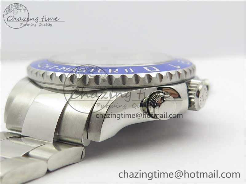YachtMaster II 116680 SS Blue Ceramic VRF 1:1 Best Edition on SS Bracelet A7750