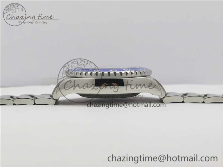 YachtMaster II 116680 SS Blue Ceramic VRF 1:1 Best Edition on SS Bracelet A7750