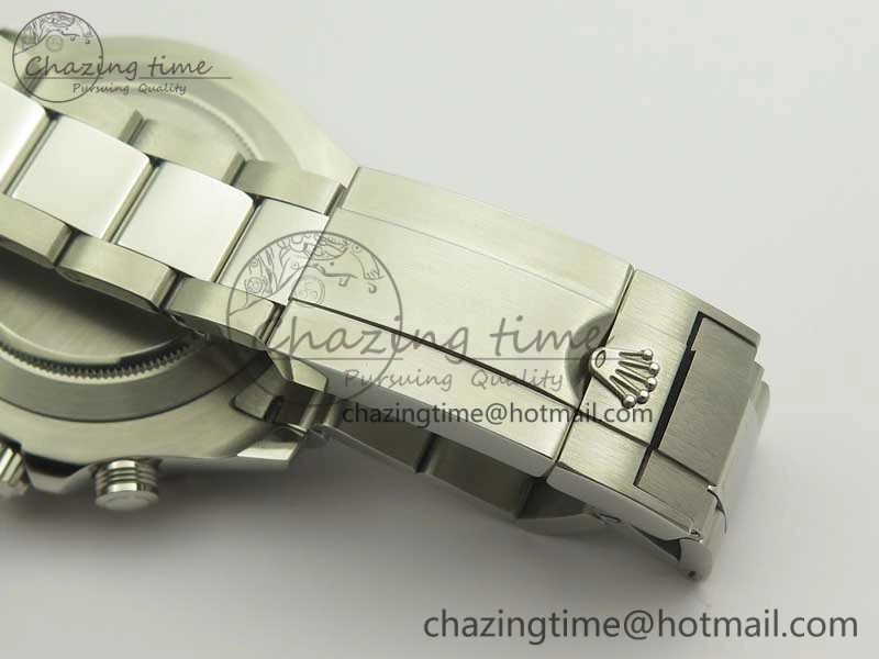 YachtMaster II 116680 SS JF 1:1 Best Edition White Dial Blue Ceramic Bezel on SS Bracelet A7750 V2