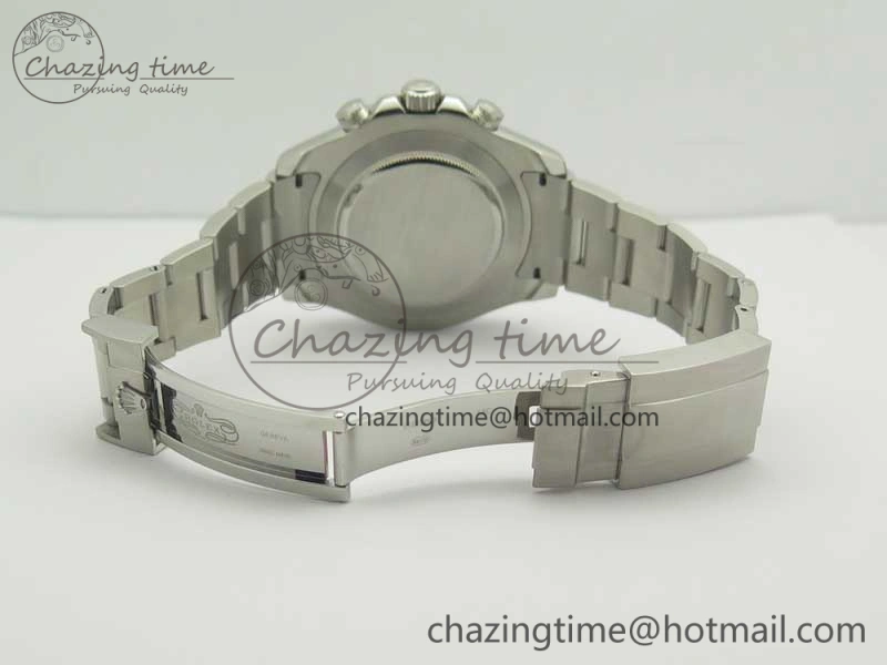YachtMaster II 116680 SS JF 1:1 Best Edition White Dial Blue Ceramic Bezel on SS Bracelet A7750 V2