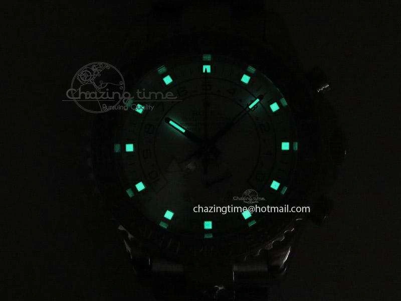 YachtMaster II 116680 SS White Dial on SS Bracelet A7750