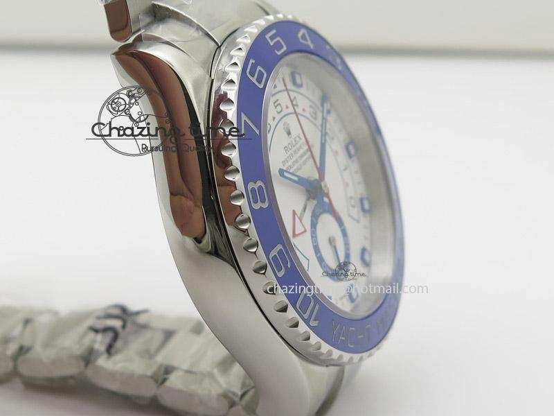 YachtMaster II 116680 SS White Dial on SS Bracelet A7750