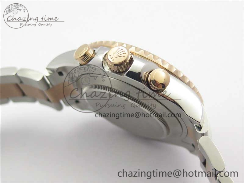 YachtMaster II 116681 SS RG Blue Ceramic VRF 1:1 Best Edition on SS RG Bracelet A7750