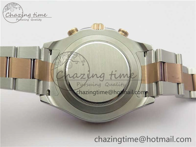 YachtMaster II 116681 SS RG Blue Ceramic VRF 1:1 Best Edition on SS RG Bracelet A7750