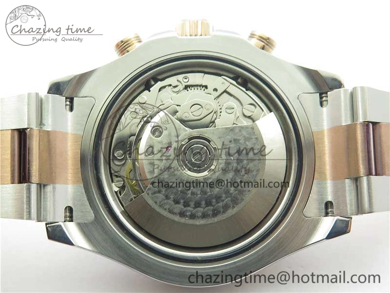 YachtMaster II 116681 SS RG Blue Ceramic VRF 1:1 Best Edition on SS RG Bracelet A7750