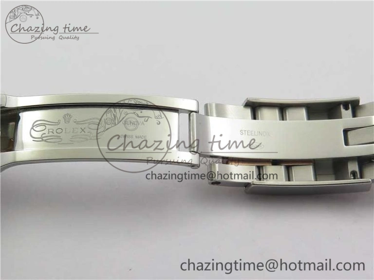 YachtMaster II 116681 SS RG Blue Ceramic VRF 1:1 Best Edition on SS RG Bracelet A7750