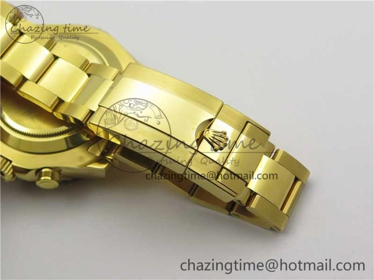 YachtMaster II 116685 YG Blue Ceramic VRF 1:1 Best Edition on YG Bracelet A7750