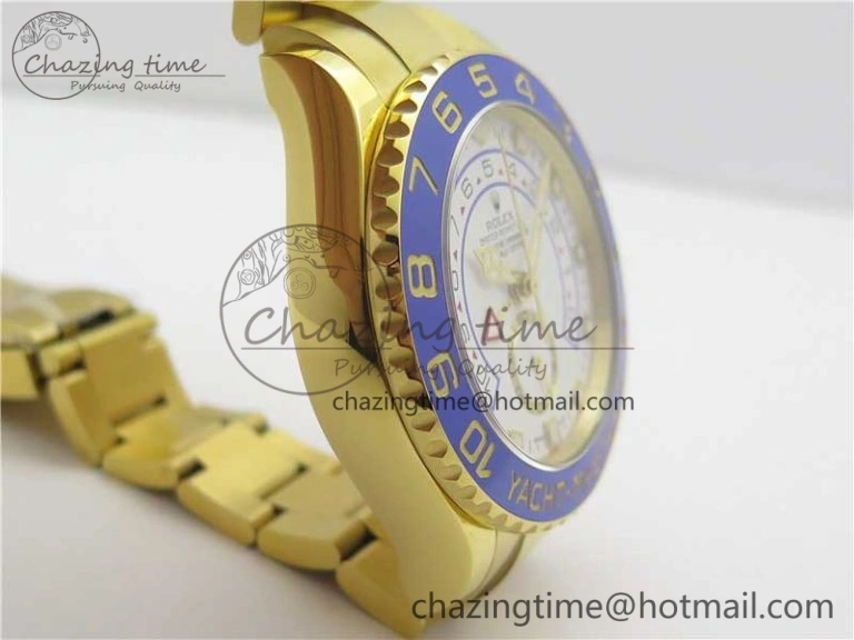 YachtMaster II 116685 YG Blue Ceramic VRF 1:1 Best Edition on YG Bracelet A7750