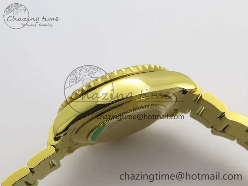 YachtMaster II 116688 YG JF 1:1 Best Edition White Dial Blue Ceramic Bezel On YG Bracelet A7750