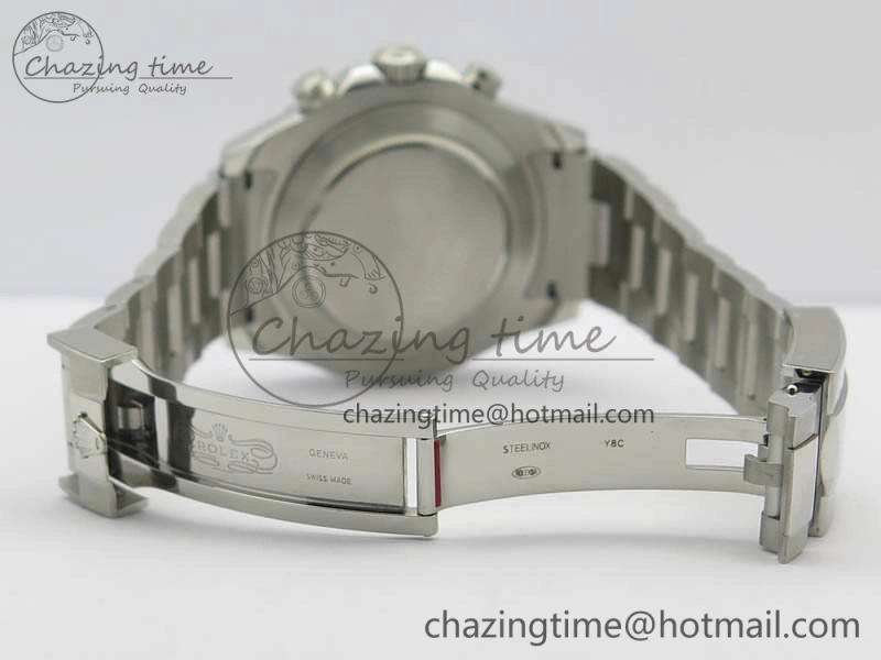 YachtMaster II 116689 SS JF 1:1 Best Edition White Dial Blue On SS Bracelet A7750