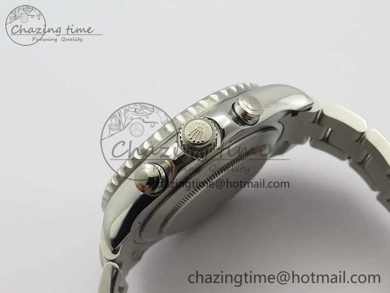 YachtMaster II 116689 SS JF 1:1 Best Edition White Dial Blue On SS Bracelet A7750