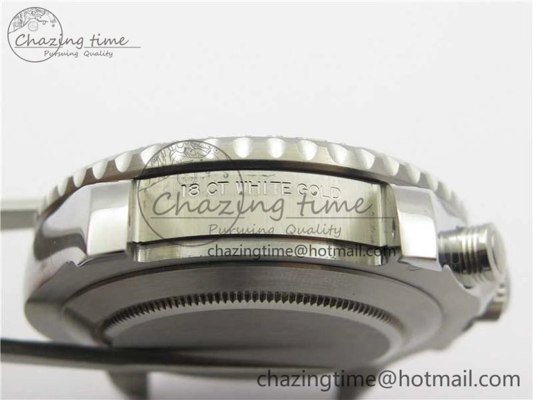 YachtMaster II 116689 SS JF 1:1 Best Edition White Dial Ceramic Bezel on SS Bracelet A7750 V2