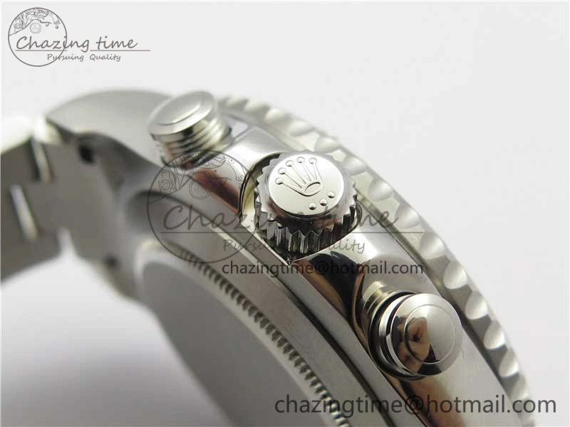 YachtMaster II 116689 SS JF 1:1 Best Edition White Dial Ceramic Bezel on SS Bracelet A7750 V2