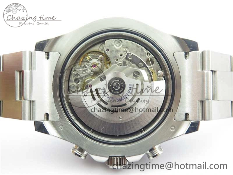 YachtMaster II 116689 SS JF 1:1 Best Edition White Dial Ceramic Bezel on SS Bracelet A7750 V2