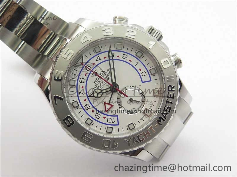 YachtMaster II 116689 SS VRF 1:1 Best Edition Whtie Dial on SS Bracelet A7750