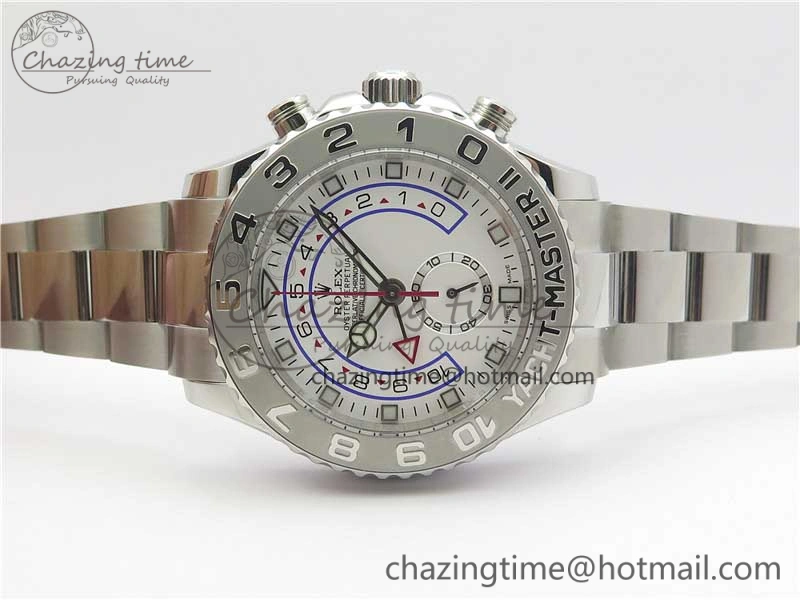 YachtMaster II 116689 SS VRF 1:1 Best Edition Whtie Dial on SS Bracelet A7750