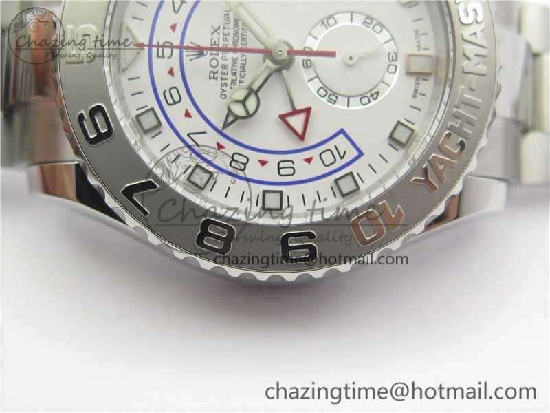 YachtMaster II 116689 SS VRF 1:1 Best Edition Whtie Dial on SS Bracelet A7750