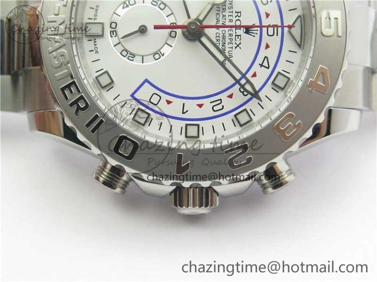 YachtMaster II 116689 SS VRF 1:1 Best Edition Whtie Dial on SS Bracelet A7750